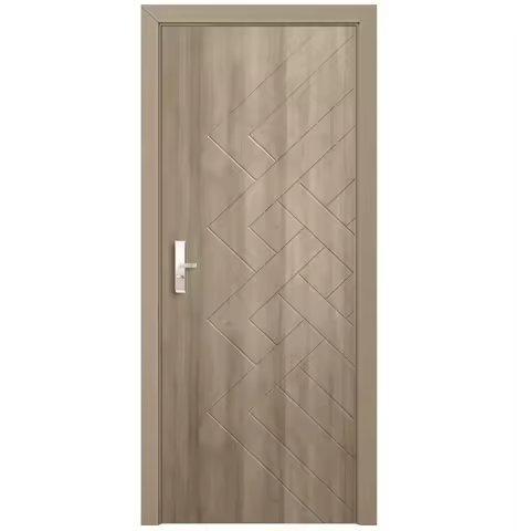 Thiết kế hiện đại Khung cửa MDF Nội thất ngoại thất chắc chắn bằng gỗ Nhựa PVC cho Cửa căn hộ phía trước Bán buôn